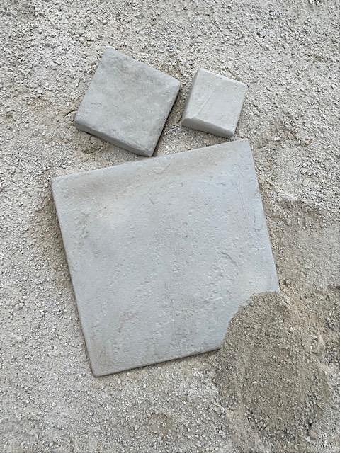 Cement colour sample